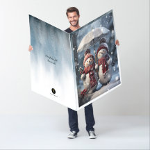 Proposta de Amor Neve - Cartão Gigante Surpresa