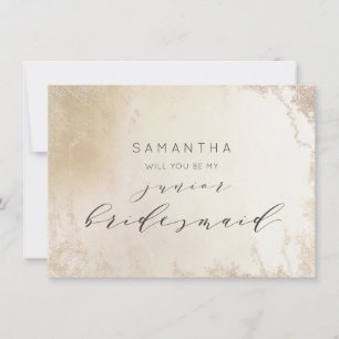 Proposta de Bridesmaid da Frost Junior Dourada Ama