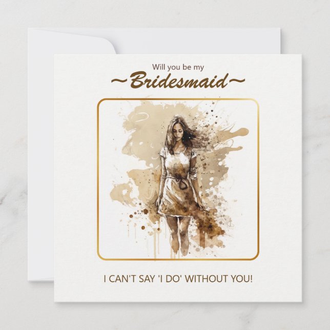 Proposta de Bridesmaid da Paleta de Cores. (Frente)