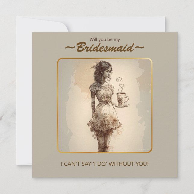 Proposta de Bridesmaid da Paleta de Cores. (Frente)