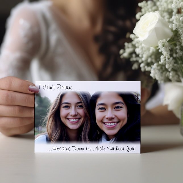 Proposta de Bridesmaid de Casamento de Imagens (Picture Wedding Bridesmaid Proposal
)