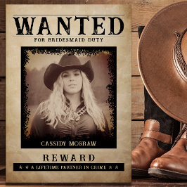 Proposta de Bridesmaid de Poster para a Imagem Vin