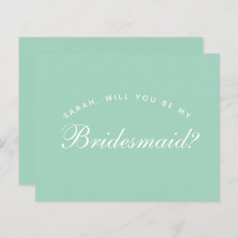 Proposta de Bridesmaid do Orçamento Verde da Casa 