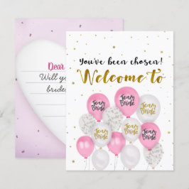 Proposta de Bridesmaids - Cartão