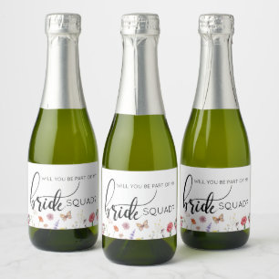 Proposta de Dama de Honra Flores Silvestres Vinho