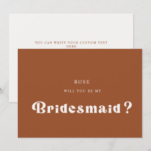 Proposta de Damas de Honra em Terracota Retro