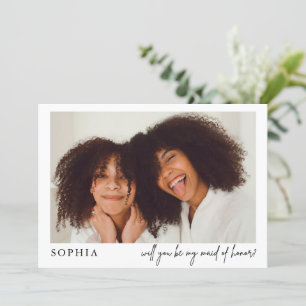 Proposta de Madrinha de casamento de Foto Preta pa