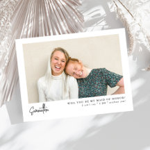 Proposta de Madrinha de casamento de Fotografias c