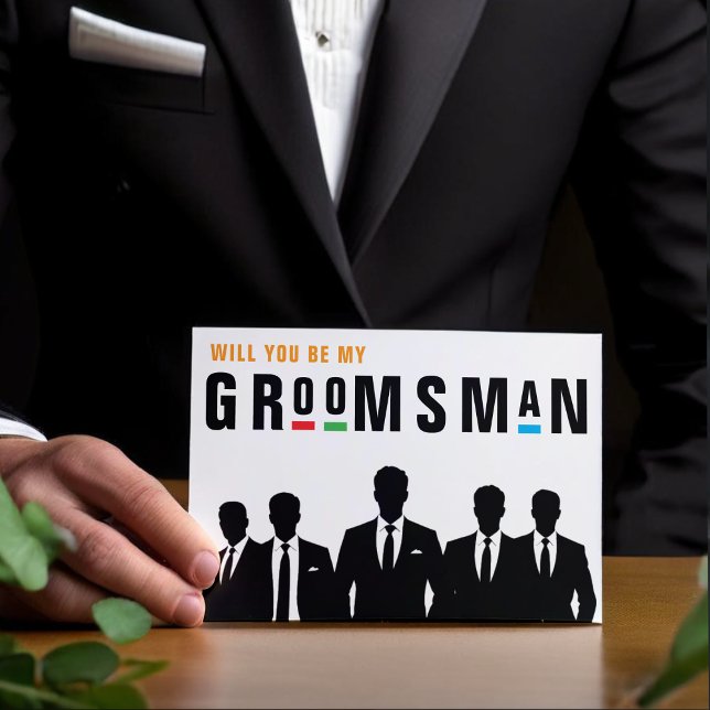 Proposta de Padrinho de casamento Homens Coloridos (Criador carregado)