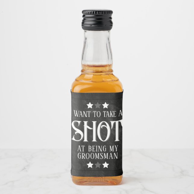 Proposta para Padrinhos de Casamento Dê um Shot Pr (Frente)