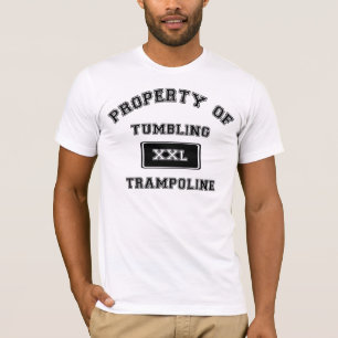 Propriedade da caída e da camisa cabida trampolim