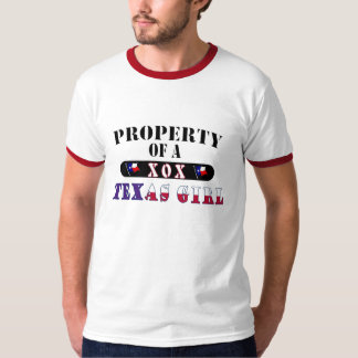 Propriedade da camisa da menina de TEXAS