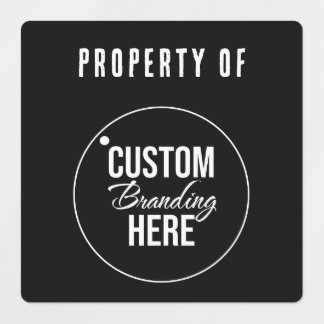 Propriedade Das Etiquetas De Logotipo Para Empresa