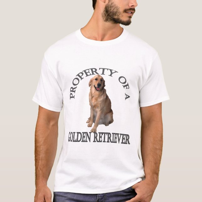 PROPRIEDADE do GOLDEN RETRIEVER da camisa (Frente)