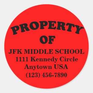 Propriedade feita sob encomenda das etiquetas