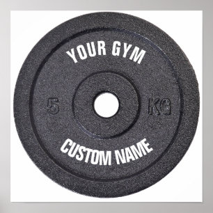 Proprietário do Gym ou poster engraçado do usuá