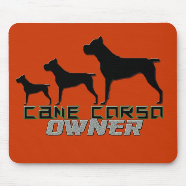 Proprietário Mousepad de Corso do bastão (Frente)