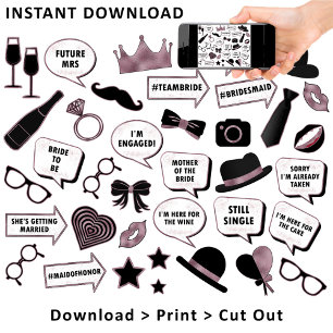 Props para impressão do Partido do Chá de panela D