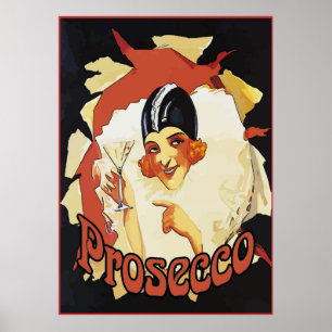 Prosecco, poster do pop do palhaço