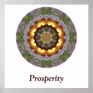Prosperidade Mandala Poster