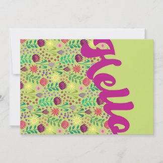 Protea Floral Milefleur Estilizada Saudação