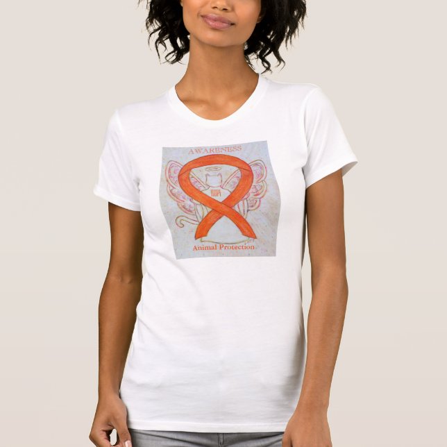 Proteção dos animais Camisa de Fita de Sensibiliza (Frente)