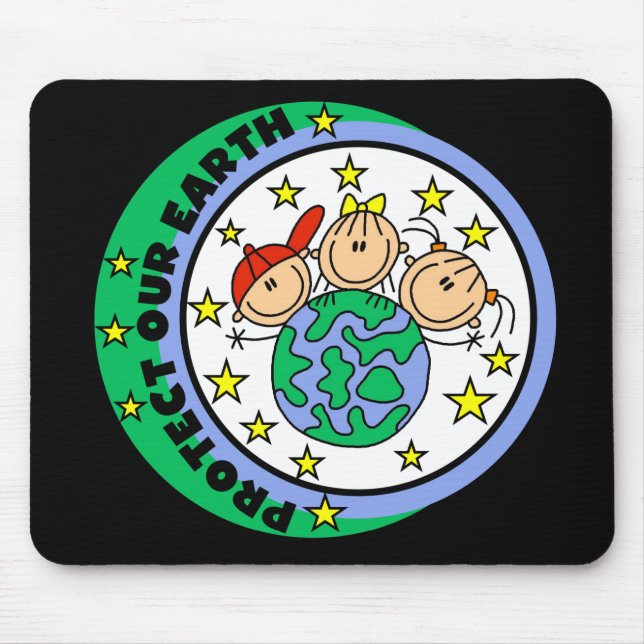 Proteger a Nossa Terra Mousepad (Frente)