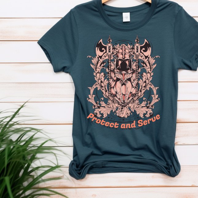 Proteger e Servir T-Shirt (Criador carregado)
