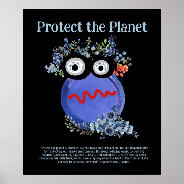 PROTEGER O PLANETA SALVAR A TERRA, Poster (Frente)