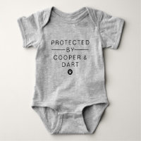 Proteger por Pets Names Bebê roupa T-Shirt