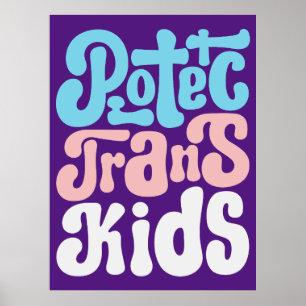 Proteger Poster de Crianças Trans