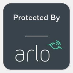 Protegido Por Arlo Decal / Autocolantes