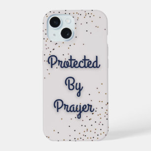 "Protegido por oração" capa de telefone IPhone 15
