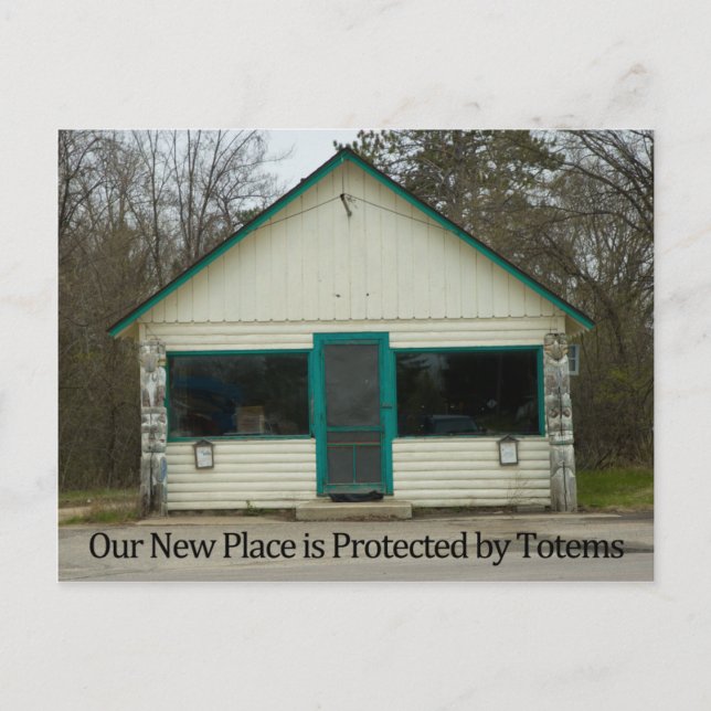 Protegido por Totems Engraçada Alteração de Cartão (Frente)