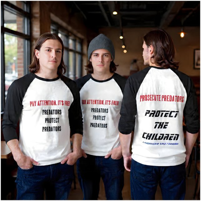 Proteja As Crianças - P3 T-Shirt (Criador carregado)