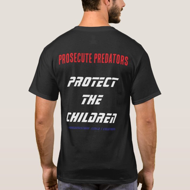 Proteja As Crianças - P3 T-Shirt (Verso)