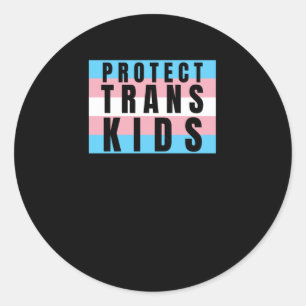 Proteja o adesivo do Orgulho Transgênere de Crianç