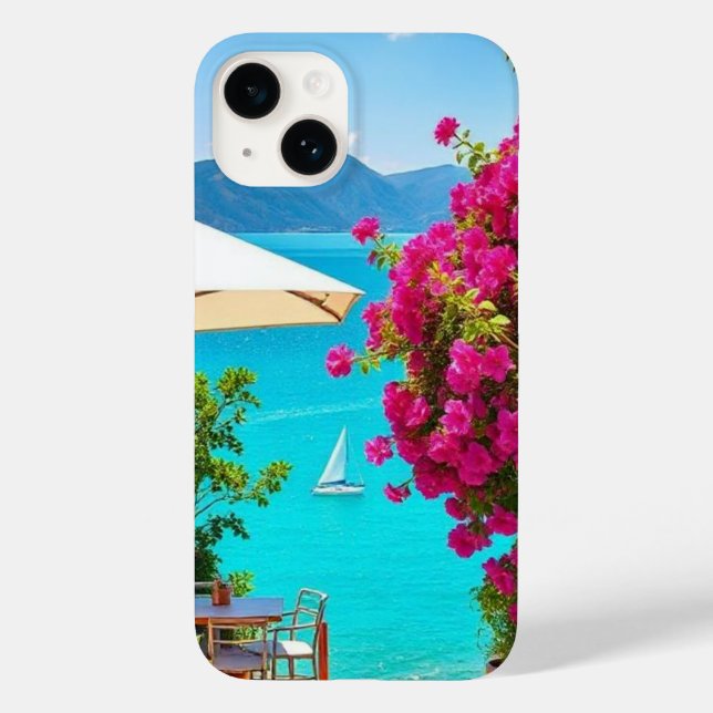 "Proteja seu telefone com o Café Charm - Romance (Verso)