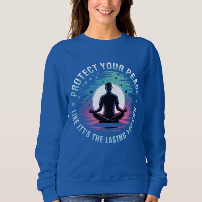 Proteja Sua Paz - Camiseta de Atenção Plena (Frente)
