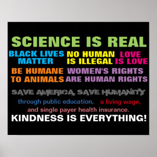 Protesto em março poster Direitos Humanos