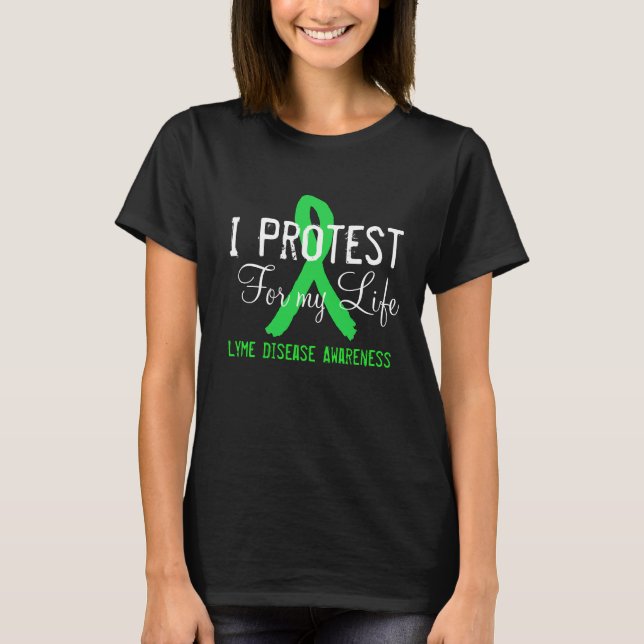Protesto por minha Camisa de Consciência da Doença (Frente)
