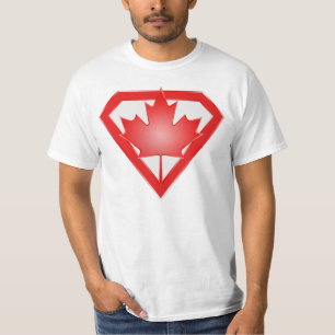 Protetor canadense do herói da bandeira, camisa d