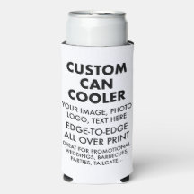 Protetor de Lata Personalizado Slim em Branco