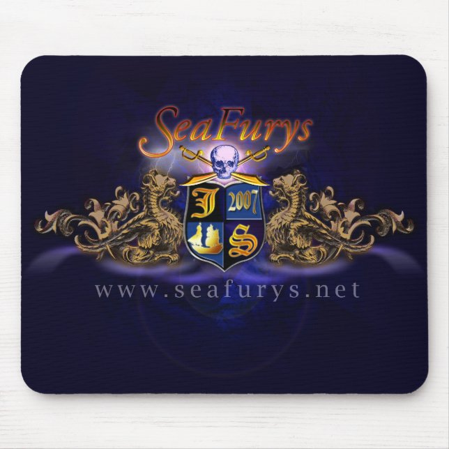 Protetor de SeaFurys Mousepad (azul) (Frente)