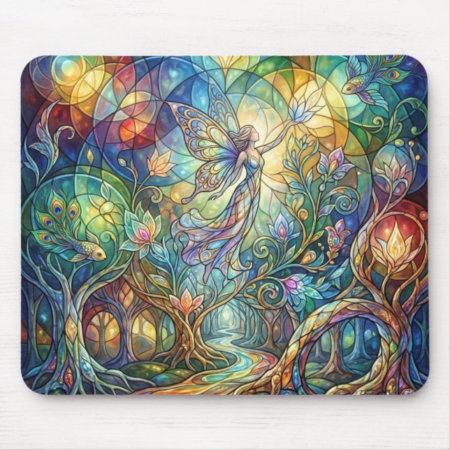 Protetor dos Mausoles da Floresta Mouse Pad (Frente)