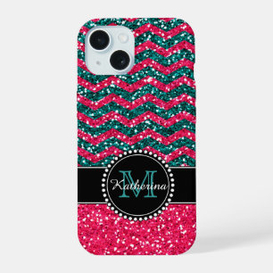Protetor Personalizado com Glitter Azul e Rosa Che
