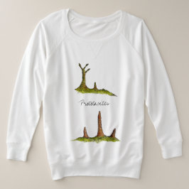 Prototaxites Fungi / Lichen Mais T-Shirt Tamanho