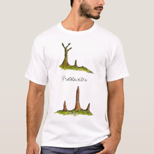 Prototaxites Fungi / Lichen T-Shirt (Frente)