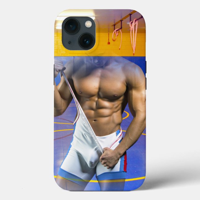 protuberância muscular do homem muscular SlipperyJ (Verso)