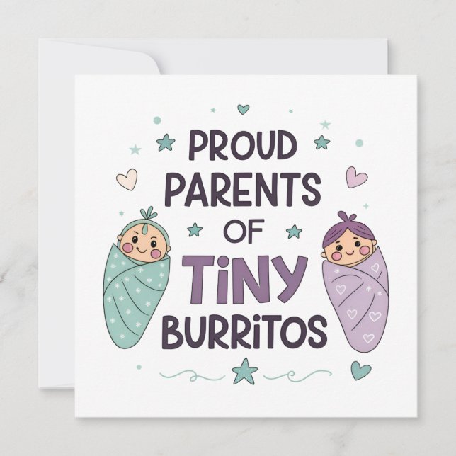 Proud Parents of Tiny Burritos Art (Frente)